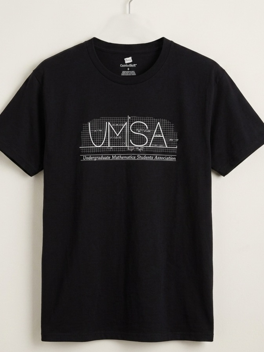 NWOR 100% cotton Hanes Black UMSA Graphic Crewneck Tee